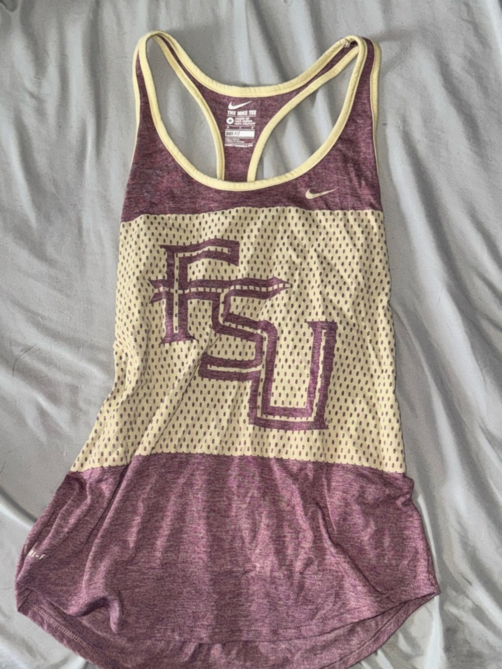 Nike Women's Maroon & Cream FSU Racerback Tank
